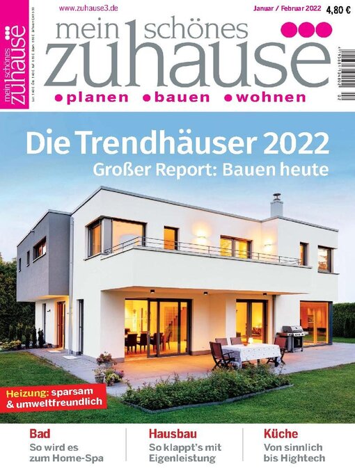 Détails du titre pour mein schönes zuhause°°° (das dicke deutsche hausbuch, smarte öko-häuser) par biz Verlag GmbH - Disponible